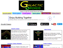 Tablet Screenshot of galaticdroids.com